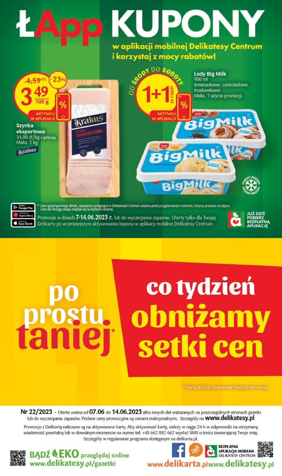 Gazetka promocyjna Delikatesy Centrum str. 32