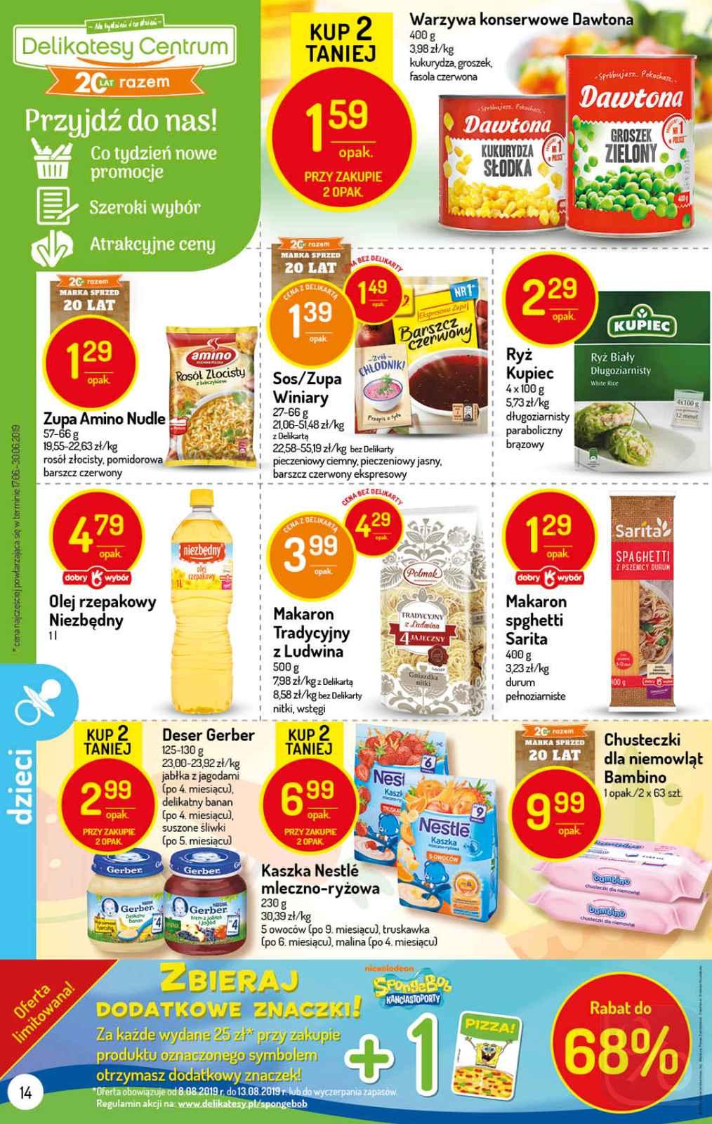 Gazetka promocyjna Delikatesy Centrum str. 14