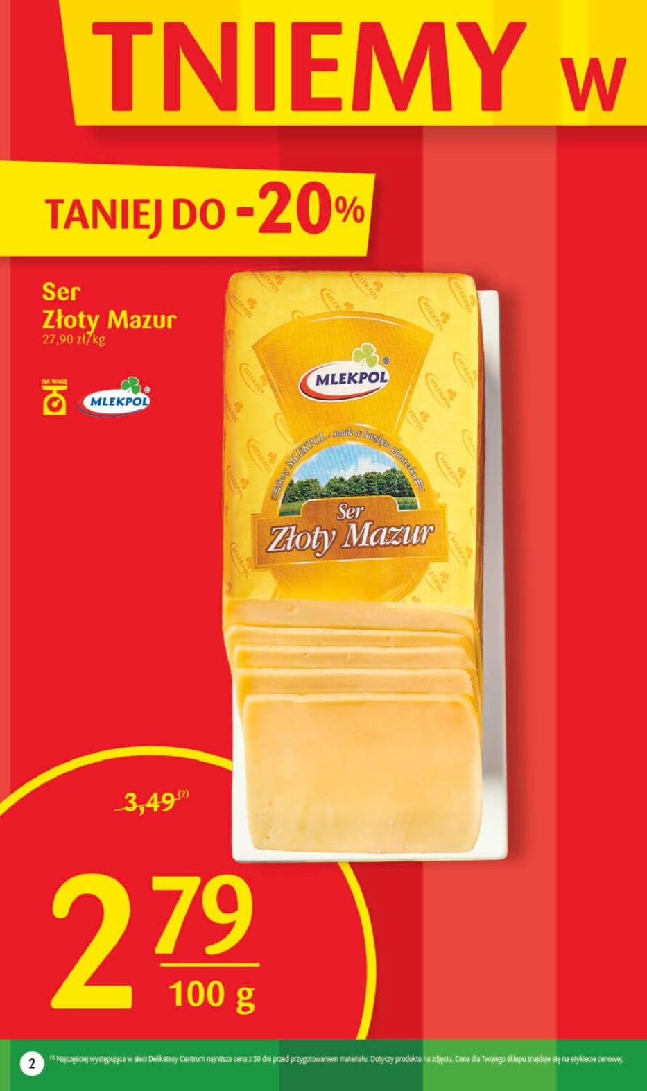 Gazetka promocyjna Delikatesy Centrum str. 2