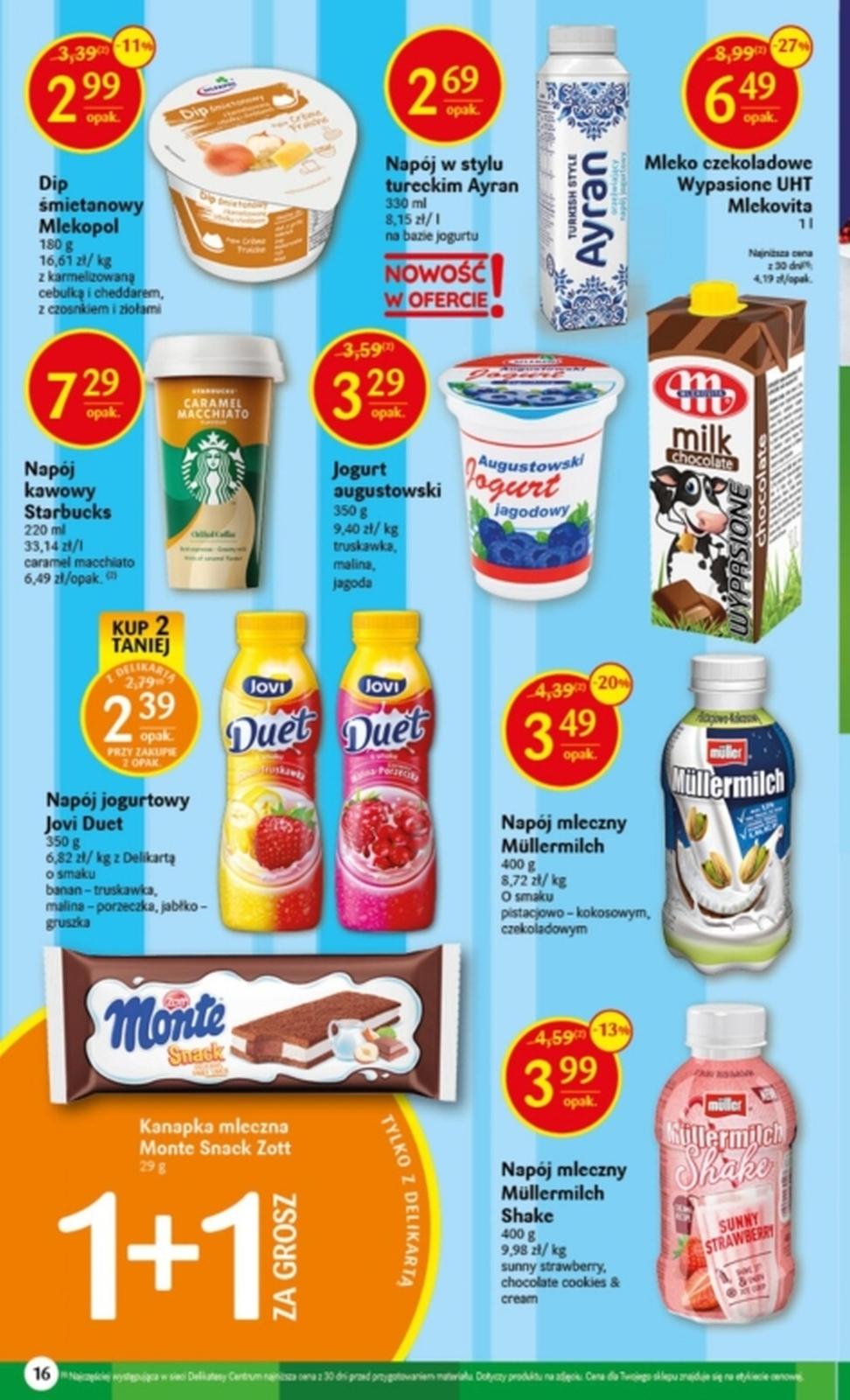 Gazetka promocyjna Delikatesy Centrum str. 16