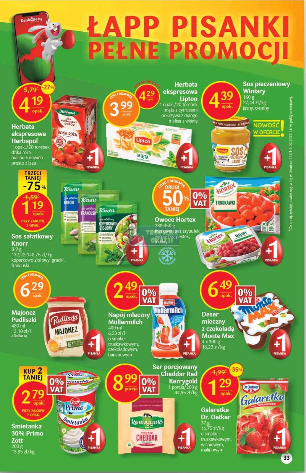 Gazetka promocyjna Delikatesy Centrum str. 33