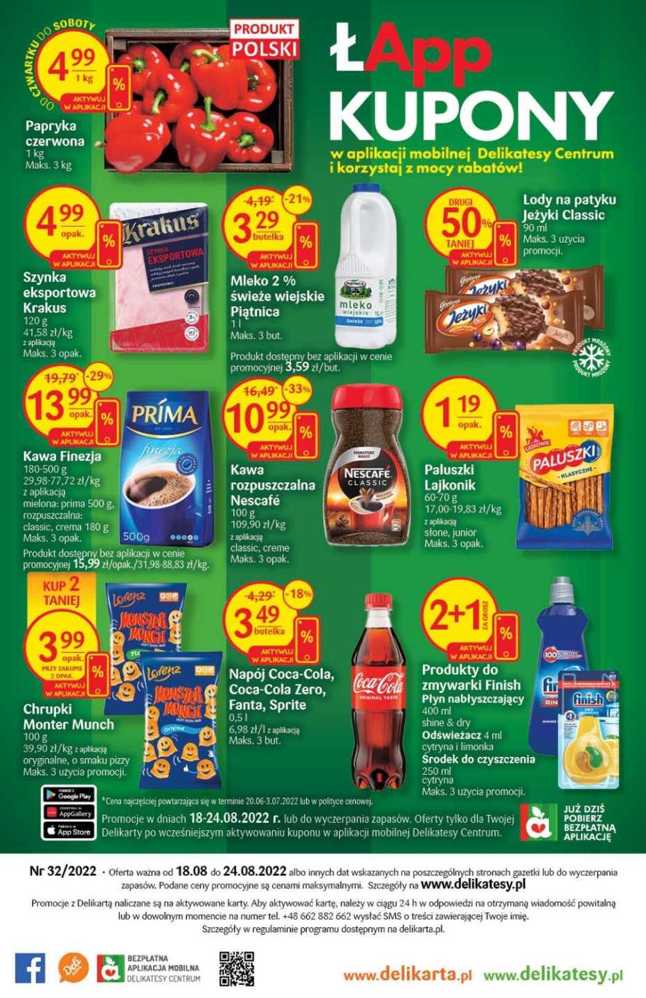 Gazetka promocyjna Delikatesy Centrum str. 28