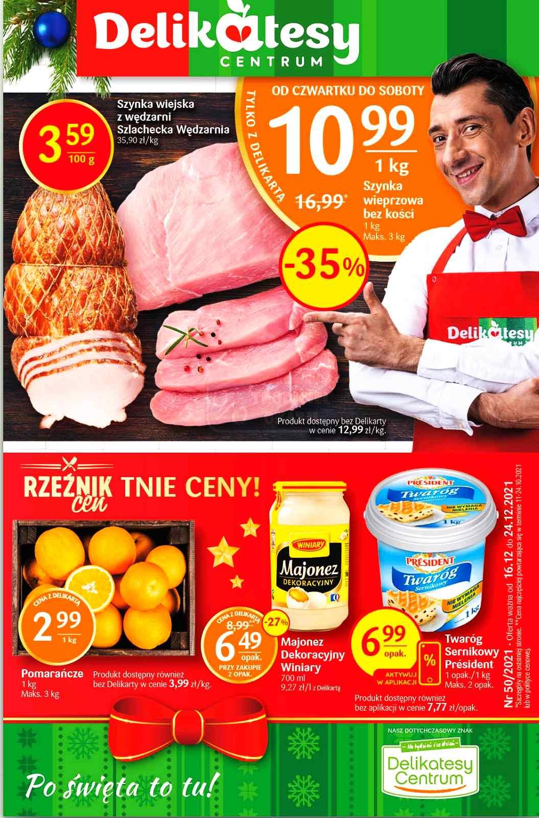 Gazetka promocyjna Delikatesy Centrum str. 1