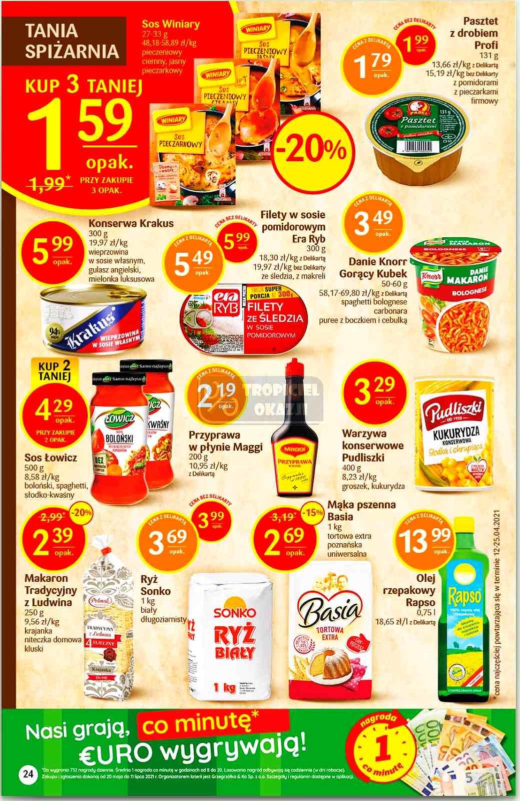 Gazetka promocyjna Delikatesy Centrum str. 24