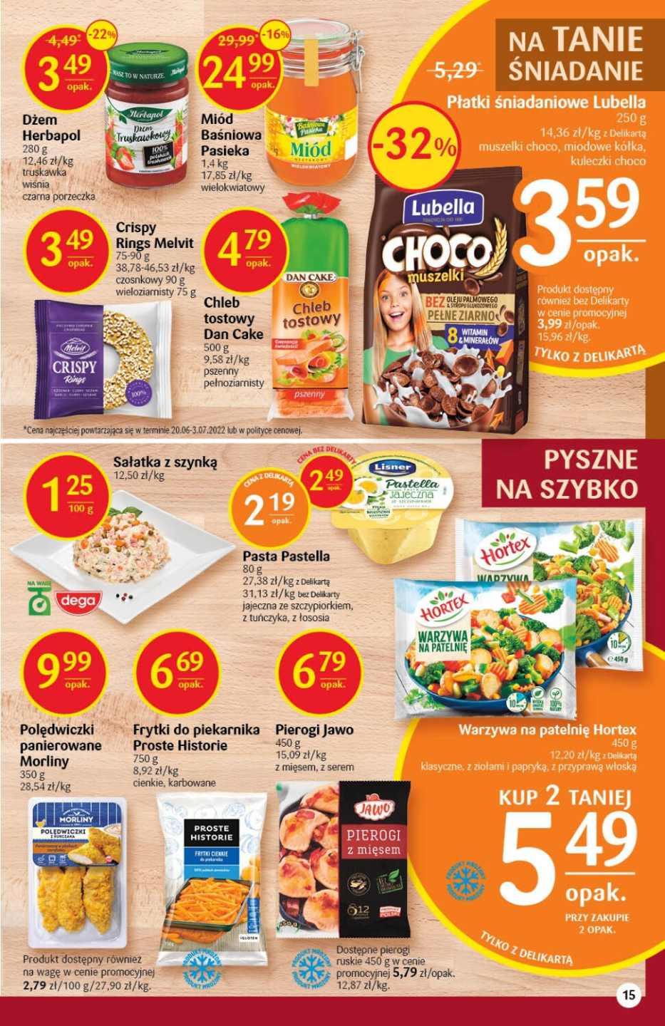 Gazetka promocyjna Delikatesy Centrum str. 15