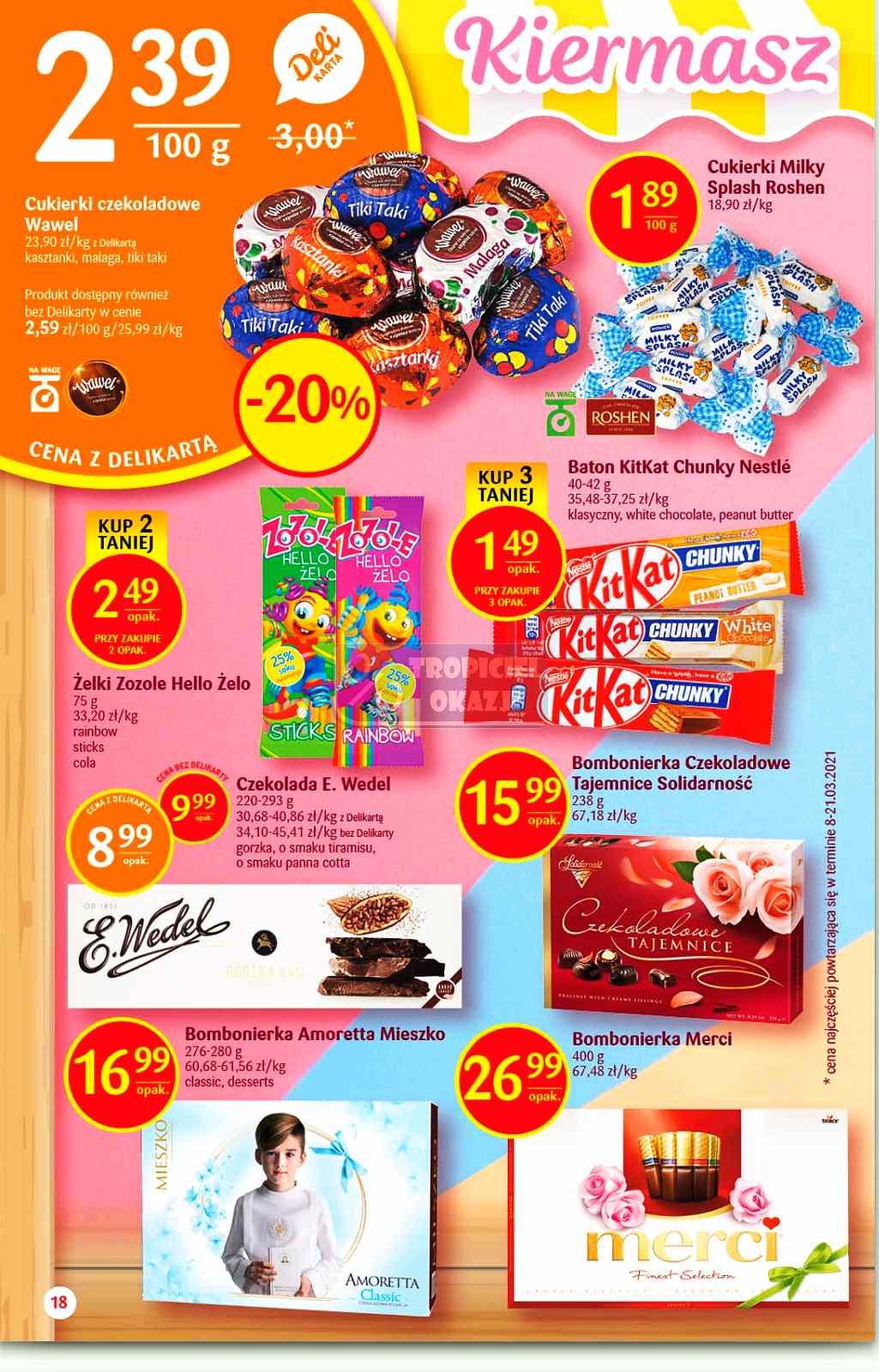 Gazetka promocyjna Delikatesy Centrum str. 18