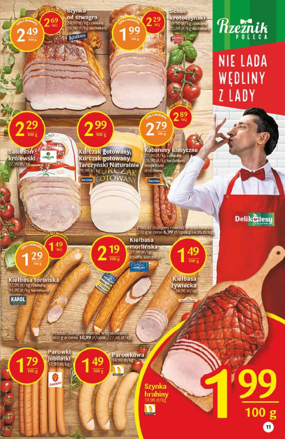 Gazetka promocyjna Delikatesy Centrum str. 11