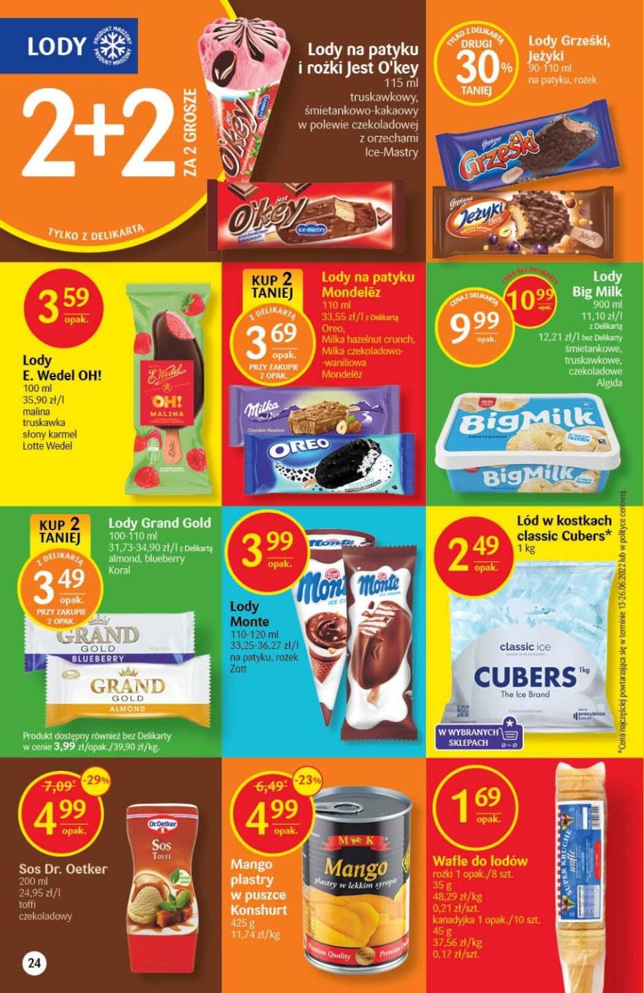 Gazetka promocyjna Delikatesy Centrum str. 24