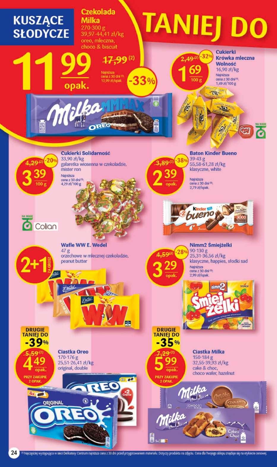 Gazetka promocyjna Delikatesy Centrum str. 24