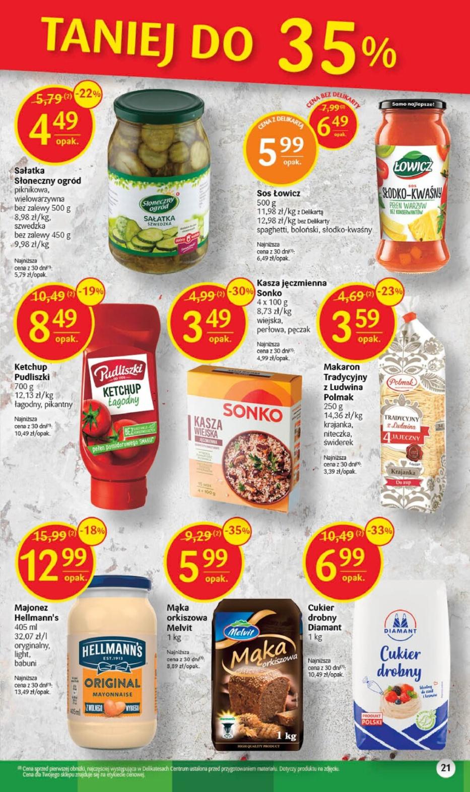 Gazetka promocyjna Delikatesy Centrum str. 21
