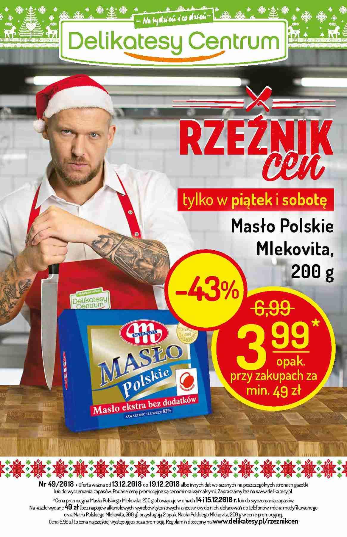 Gazetka promocyjna Delikatesy Centrum str. 1