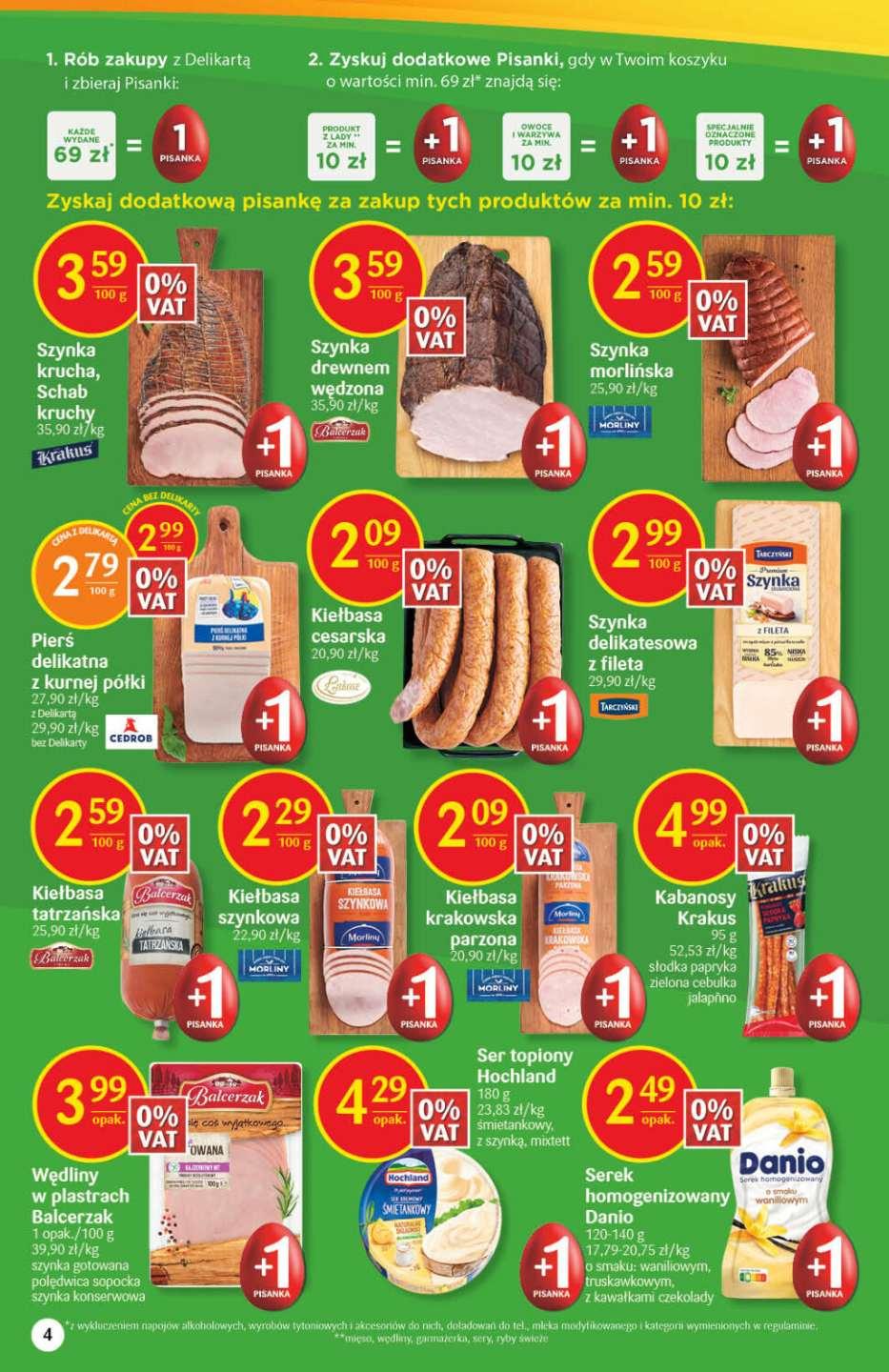 Gazetka promocyjna Delikatesy Centrum str. 4