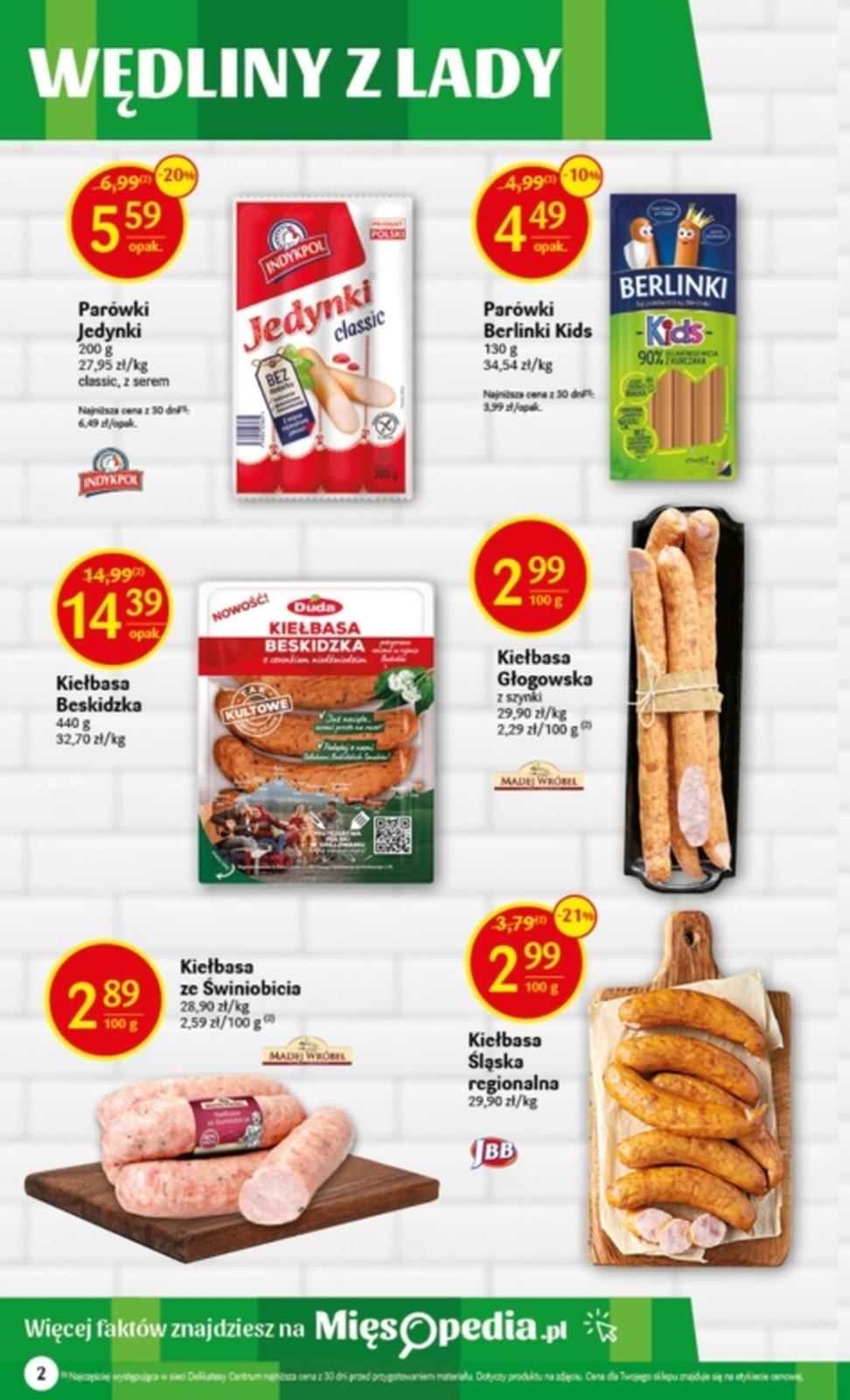 Gazetka promocyjna Delikatesy Centrum str. 2