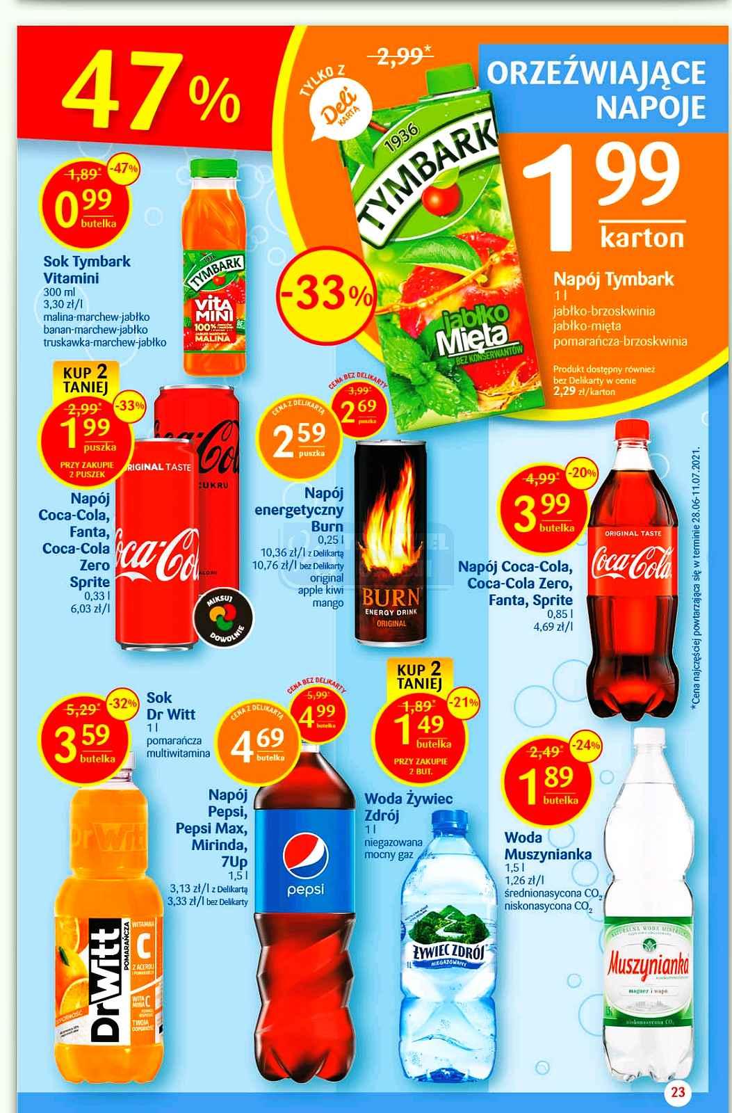 Gazetka promocyjna Delikatesy Centrum str. 23