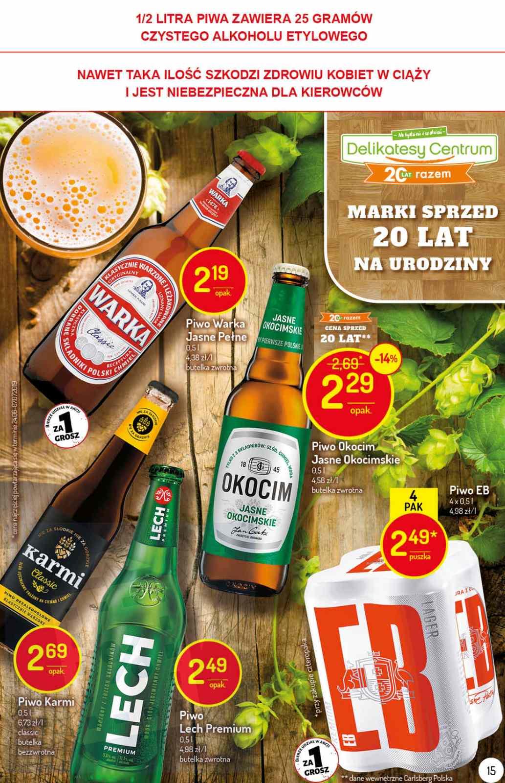 Gazetka promocyjna Delikatesy Centrum str. 15