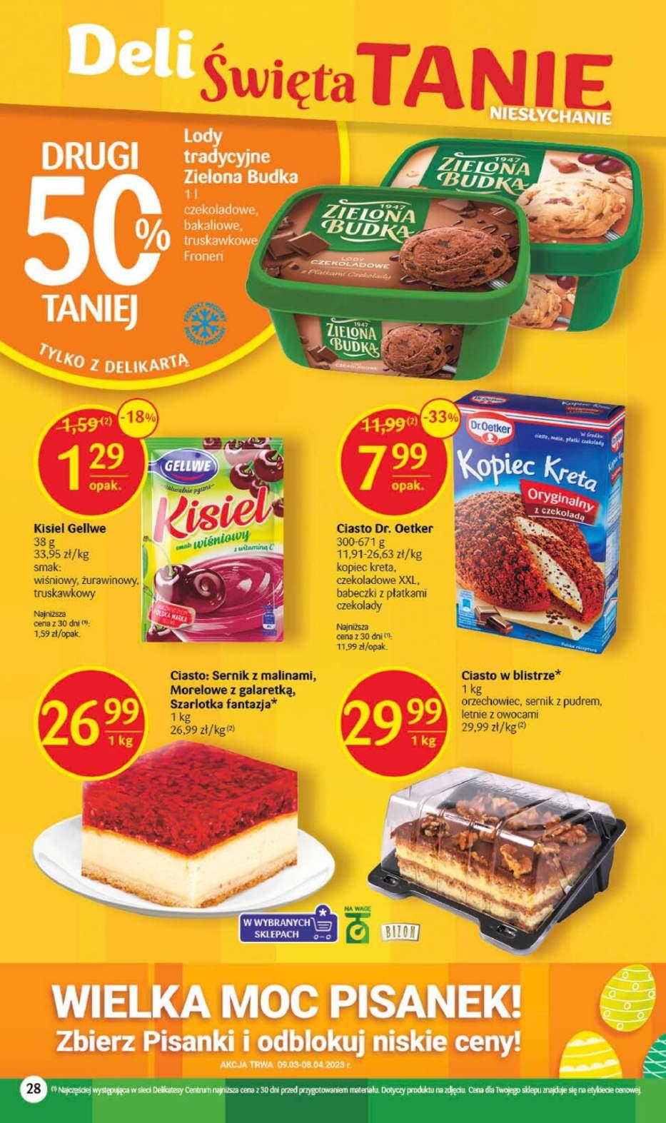Gazetka promocyjna Delikatesy Centrum str. 28