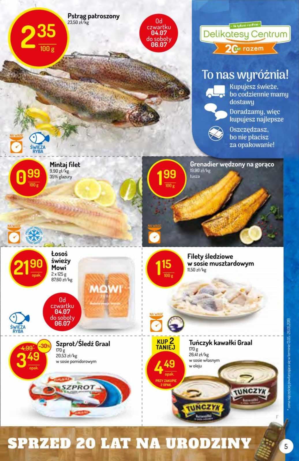 Gazetka promocyjna Delikatesy Centrum str. 5