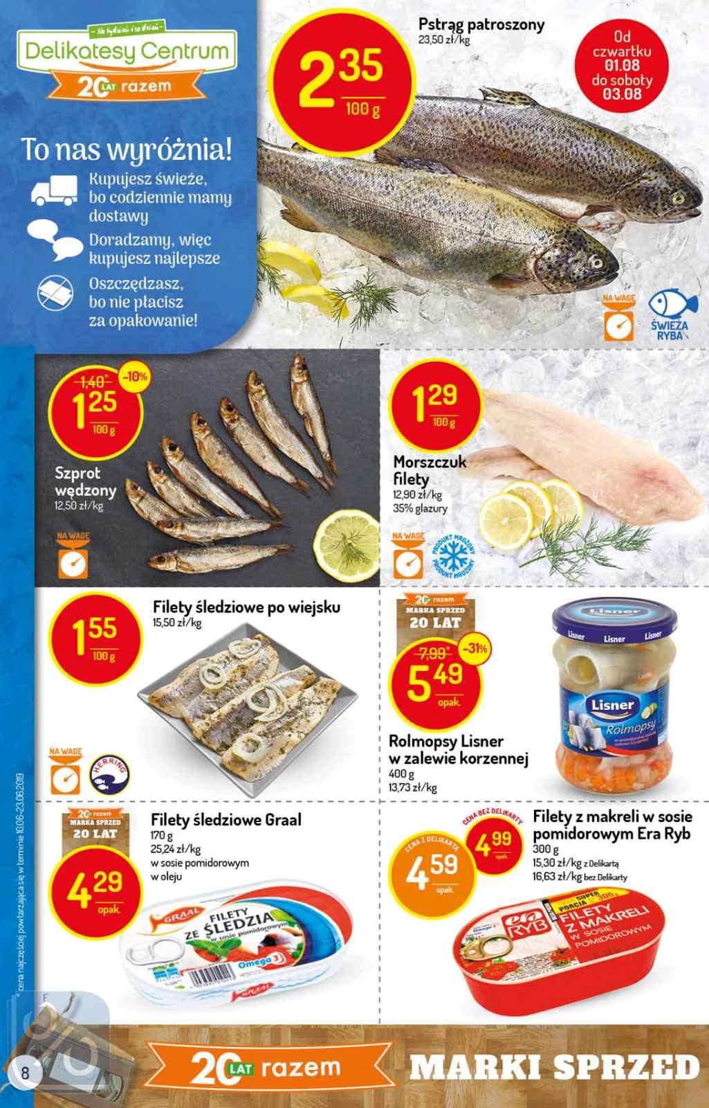 Gazetka promocyjna Delikatesy Centrum str. 8