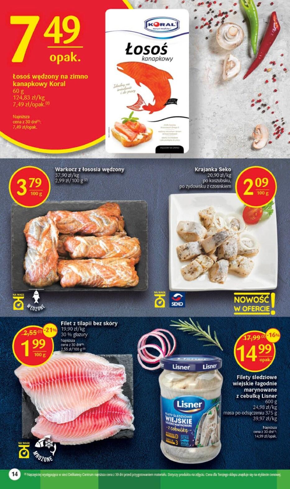 Gazetka promocyjna Delikatesy Centrum str. 14