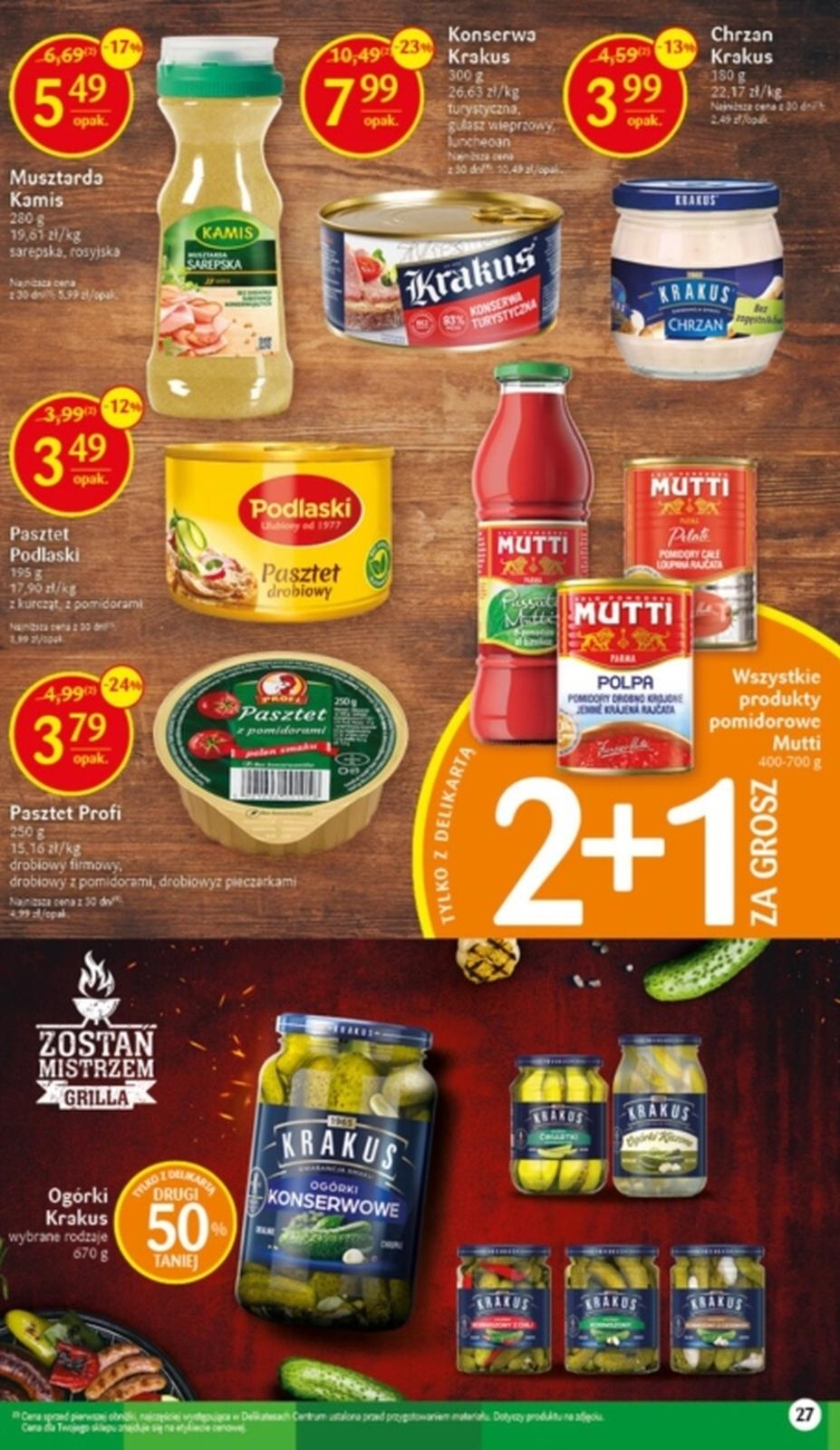Gazetka promocyjna Delikatesy Centrum str. 27