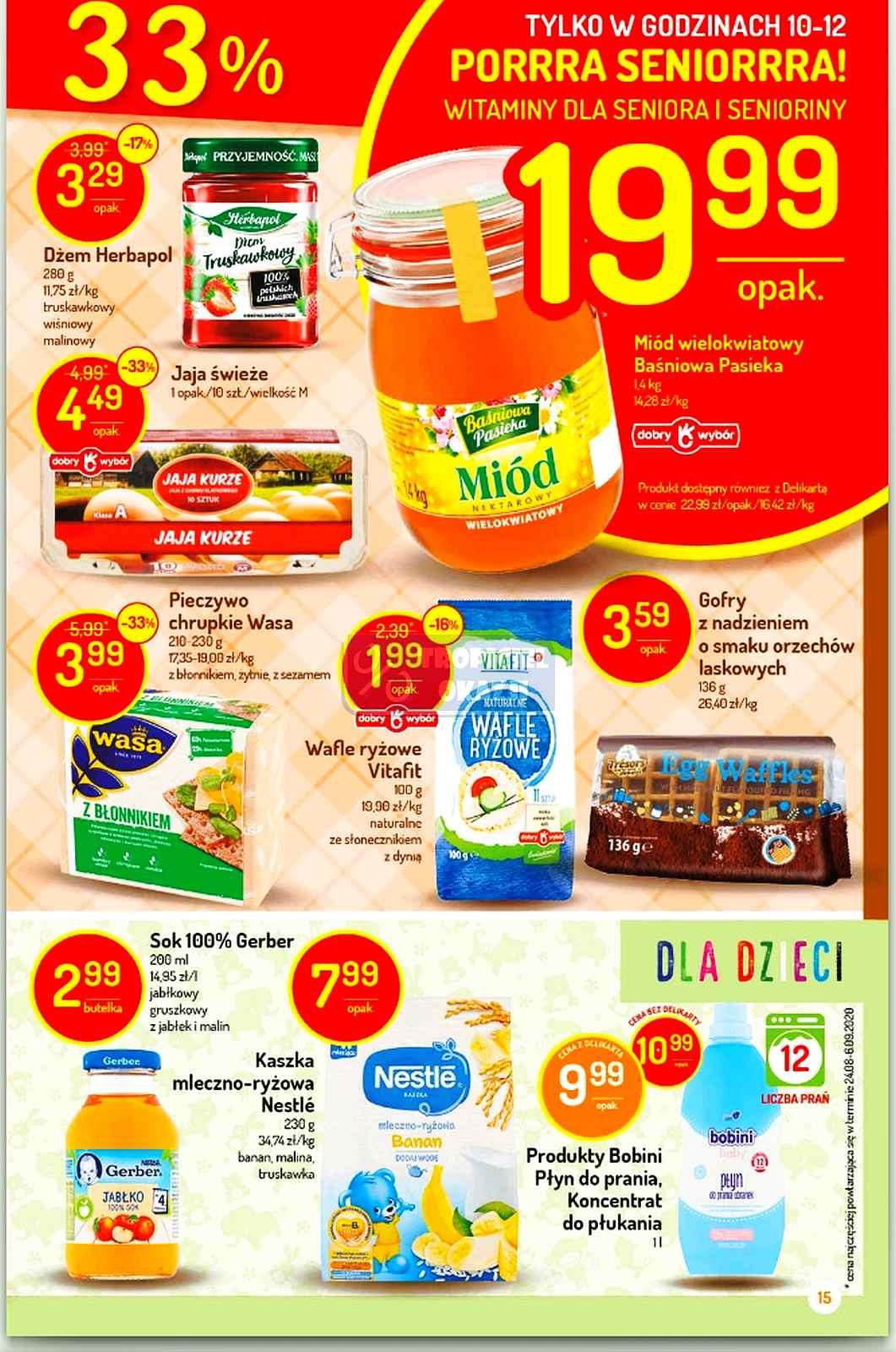 Gazetka promocyjna Delikatesy Centrum str. 15