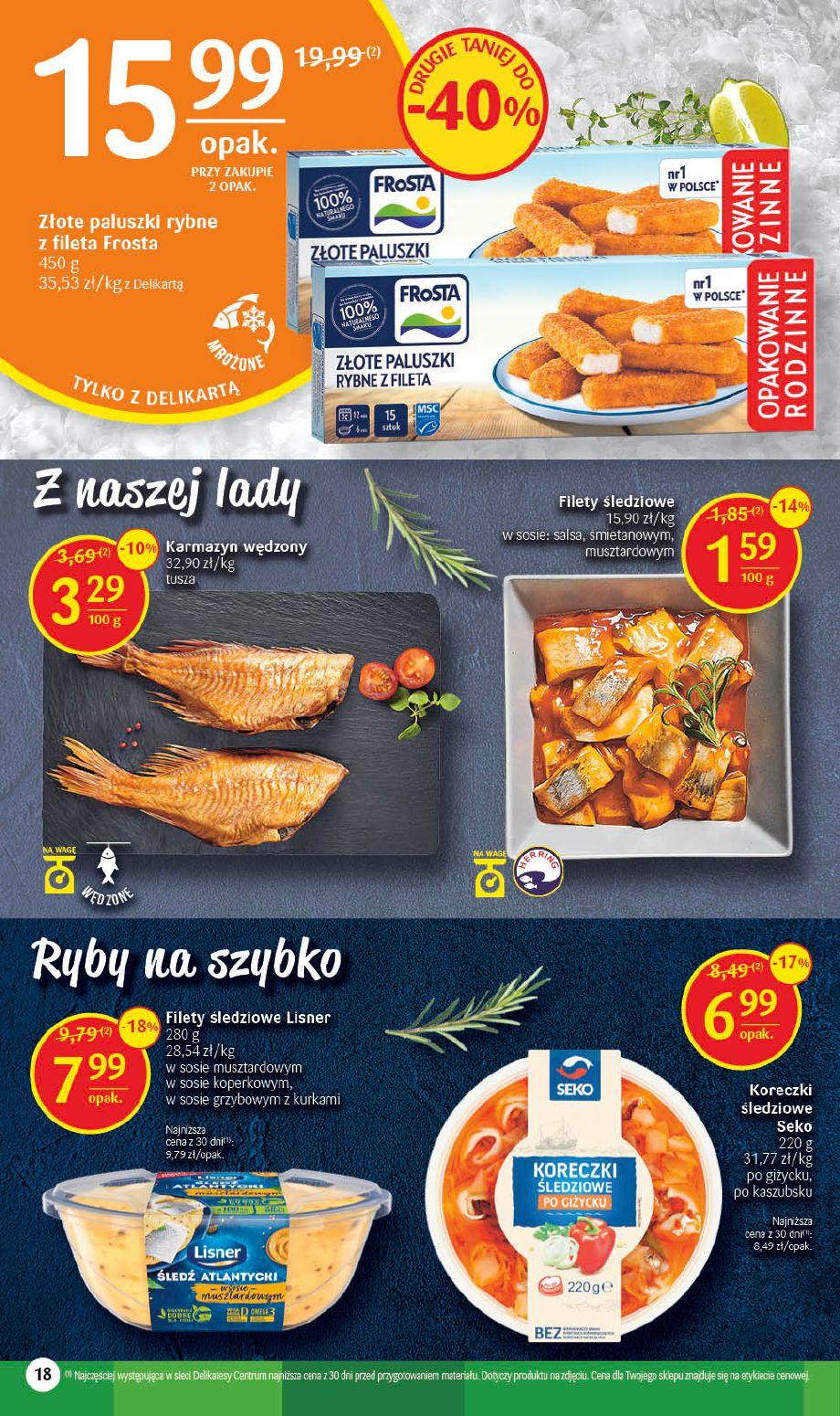 Gazetka promocyjna Delikatesy Centrum str. 18
