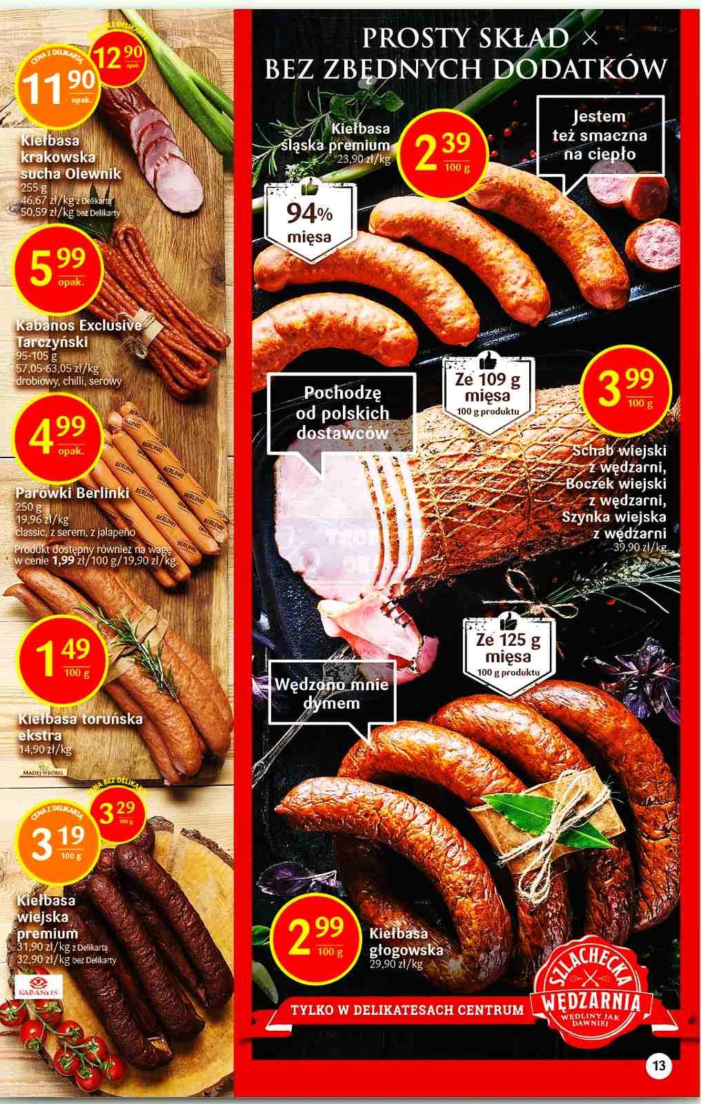 Gazetka promocyjna Delikatesy Centrum str. 13
