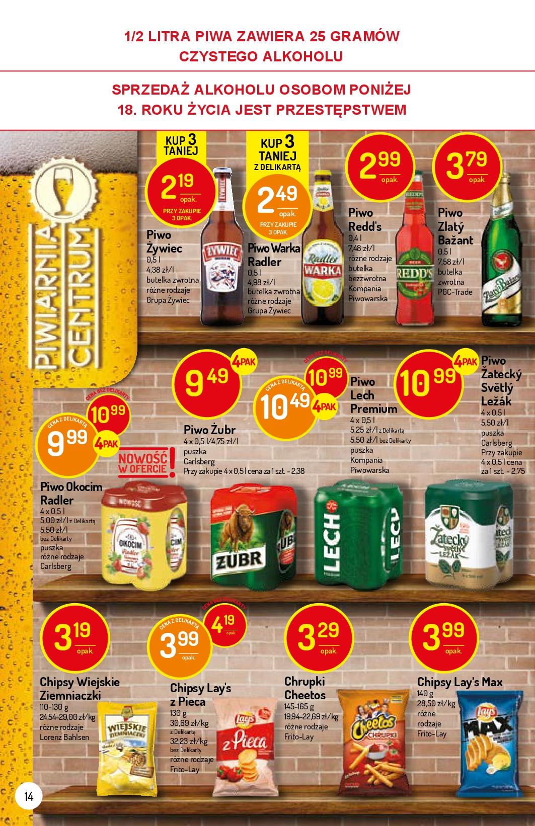 Gazetka promocyjna Delikatesy Centrum str. 14