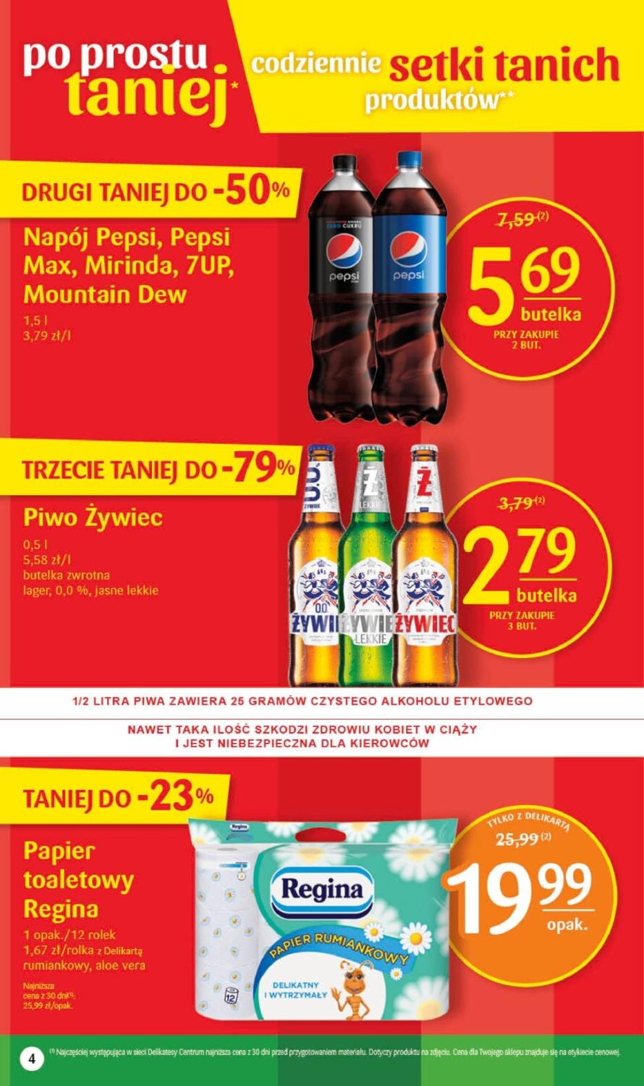Gazetka promocyjna Delikatesy Centrum str. 4