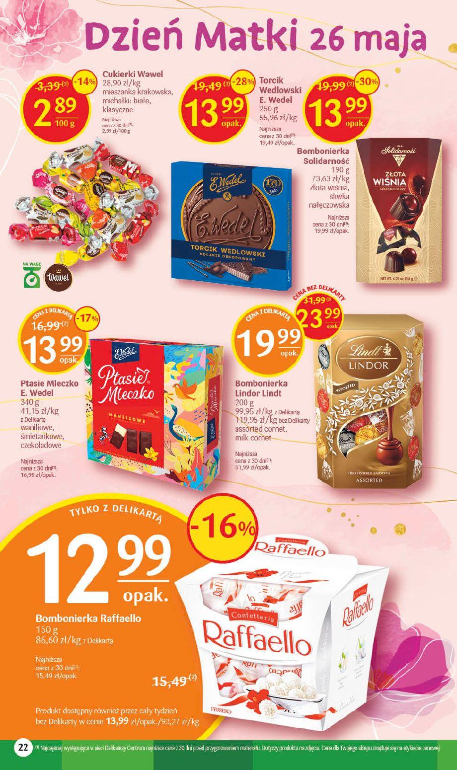 Gazetka promocyjna Delikatesy Centrum str. 22