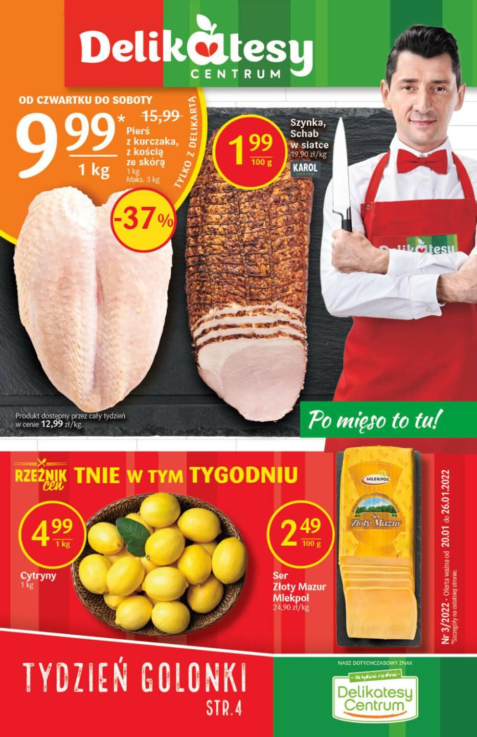 Gazetka promocyjna Delikatesy Centrum str. 1