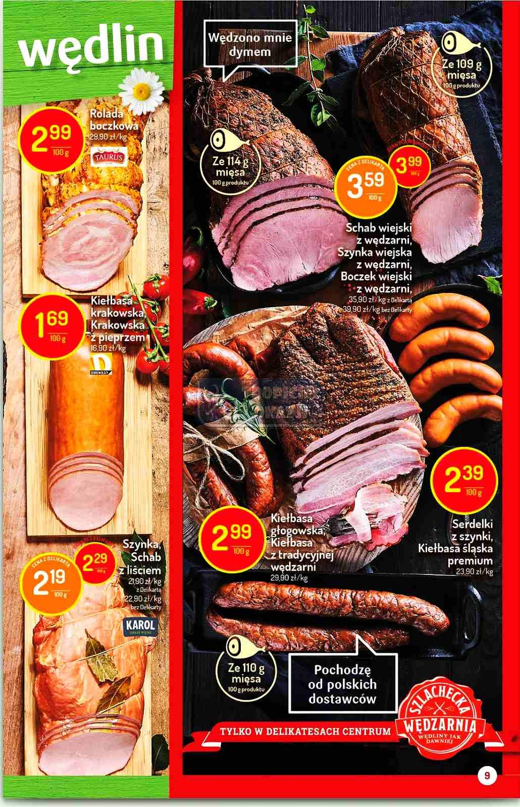 Gazetka promocyjna Delikatesy Centrum str. 9