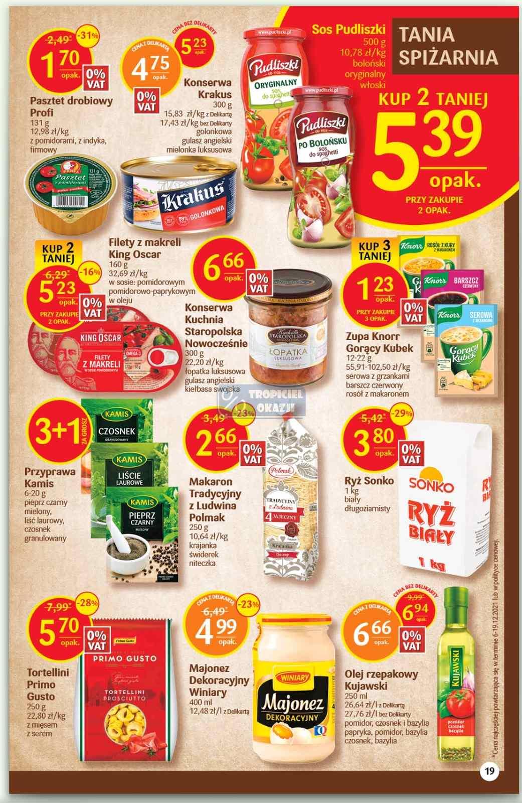 Gazetka promocyjna Delikatesy Centrum str. 19