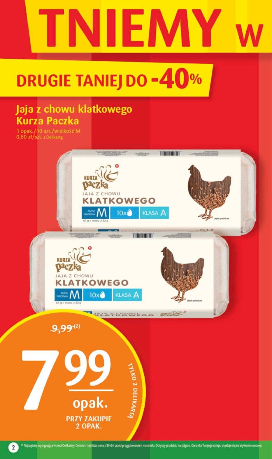 Gazetka promocyjna Delikatesy Centrum str. 2