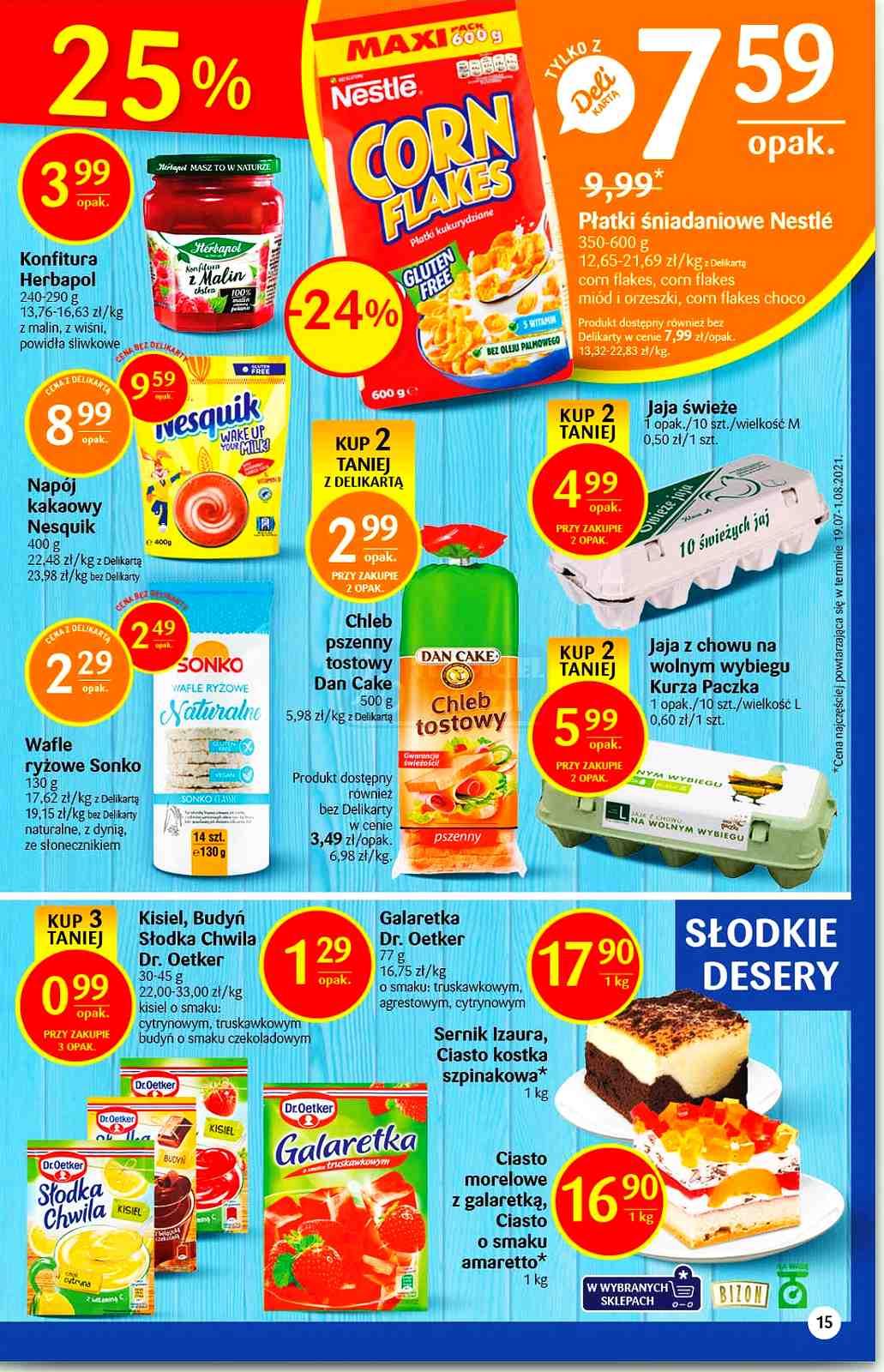 Gazetka promocyjna Delikatesy Centrum str. 15