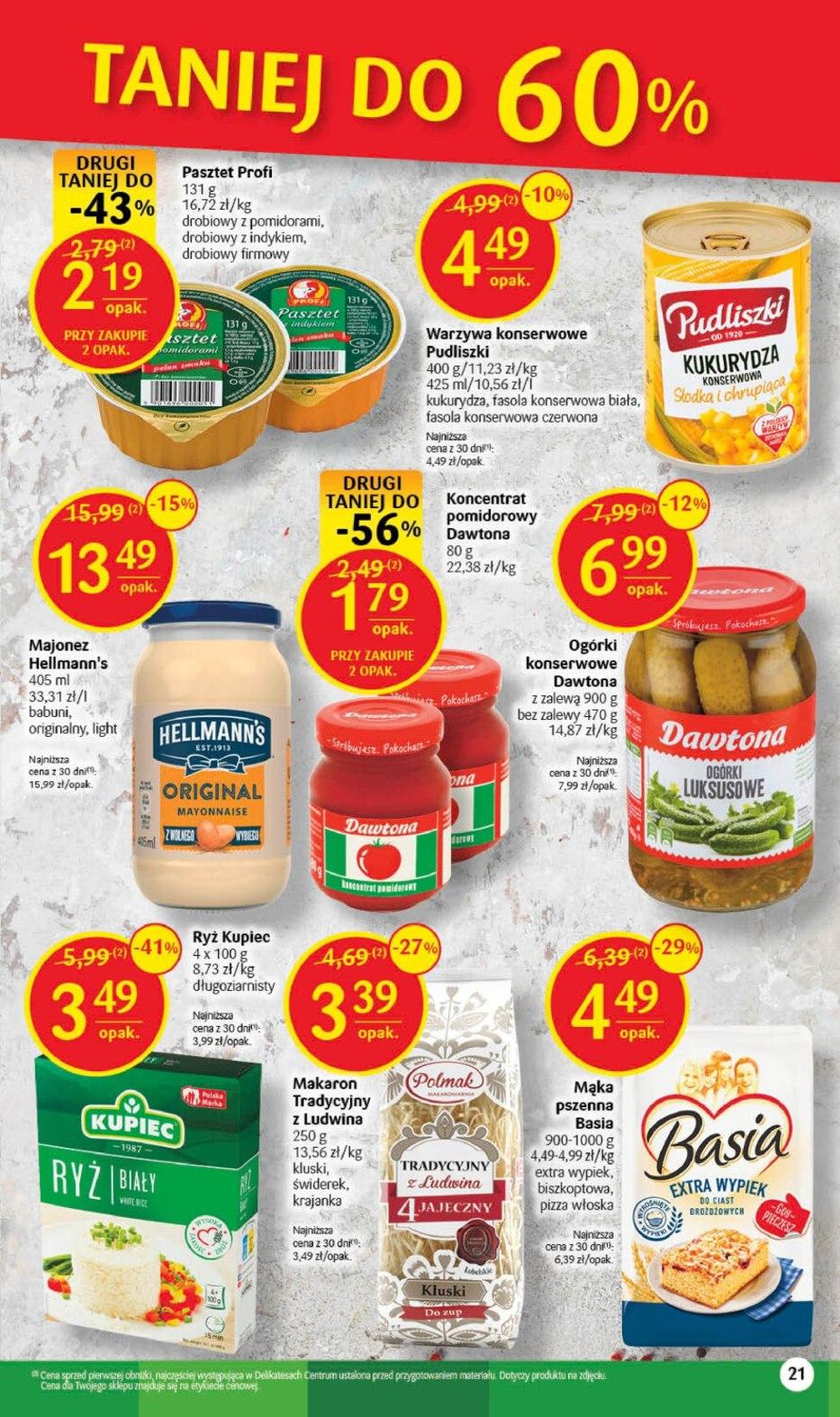Gazetka promocyjna Delikatesy Centrum str. 21