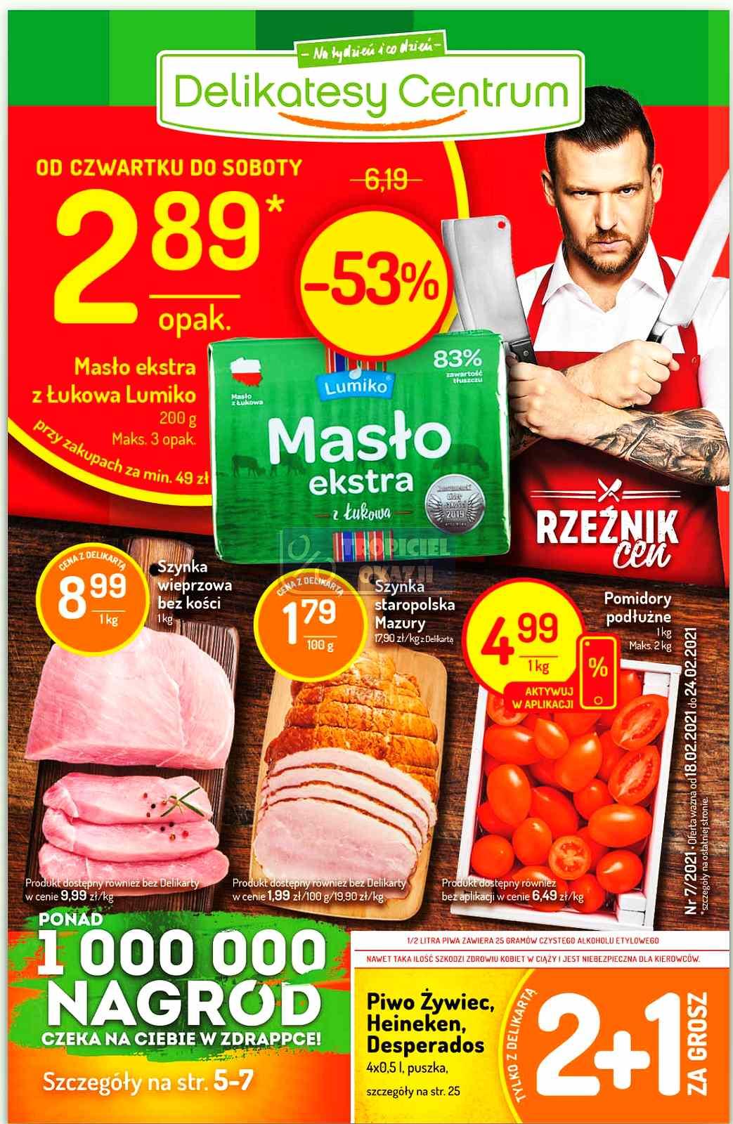 Gazetka promocyjna Delikatesy Centrum str. 1